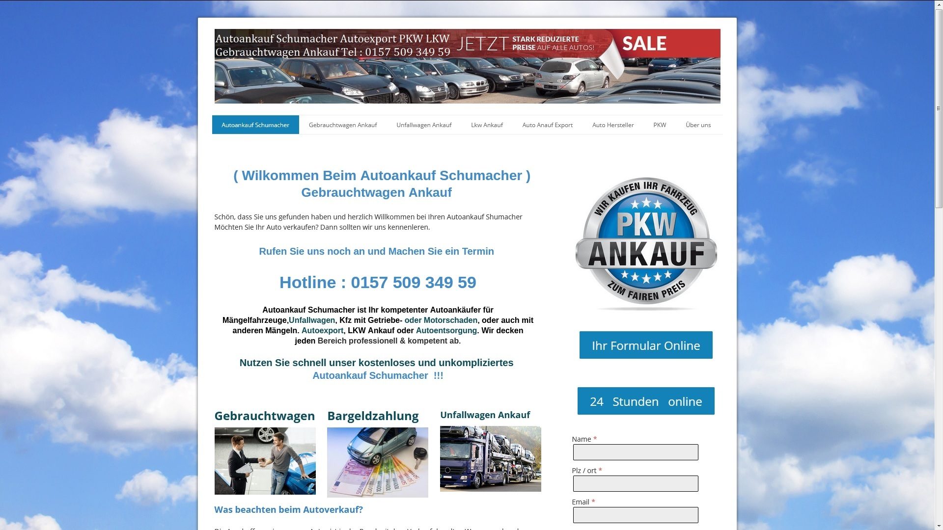 Autohändler Duisburg kauft Unfallfahrzeuge