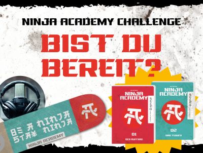 ninja academykachelchallenge300dpi - Zum Start von Kai Lüftners Ninja Academy:  migo ruft die ganze Familie zur BE A NINJA-Challenge auf!