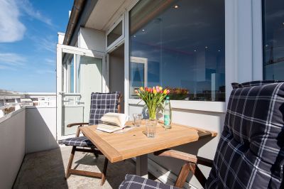 tiny appartement westerland sylt balkon - Sommerferien im Appartement mitten in Westerland, Sylt