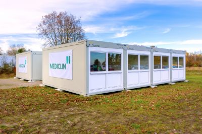 001aussen - MEDICLIN Seepark Klinik Bad Bodenteich erweitert Reha Bereich mit ELA Raumlösung