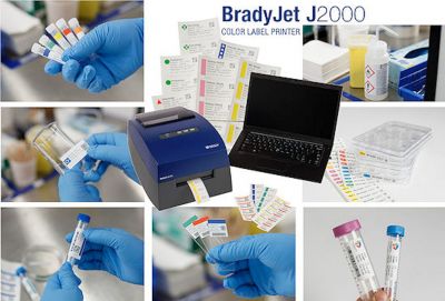 bradyjet j2000 02 - Laboretiketten farbig bedrucken mit dem BradyJet J2000