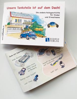 webbilder e auto buch2 - "Unsere Tankstelle ist auf dem Dach", ein Kinderbuch, das auch für Firmen und Organisationen hilfreich ist