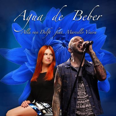 aguadebeberfrontcover - Jazz Single "Agua de Beber", gesungen von Alla van Delft und Marcello Vieira, veröffentlicht am 07.07.2022