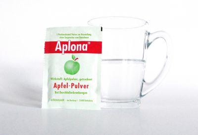 aplonaglas2014 - Mit Apfelpulver akuten Durchfall schonend behandeln
