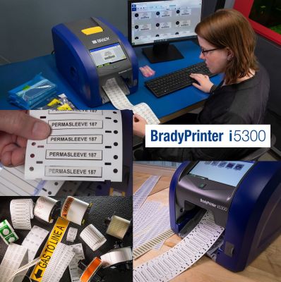 brady i5300 kabelbaeume bedrucken - Mit dem Etikettendrucker Brady i5300 Kabelbäume kennzeichnen