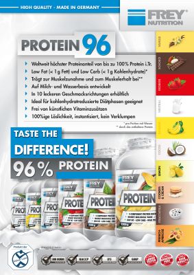 protein 96 - PROTEIN 96 - Das mit Abstand hochwertigste Eiweißprodukt auf dem Markt!