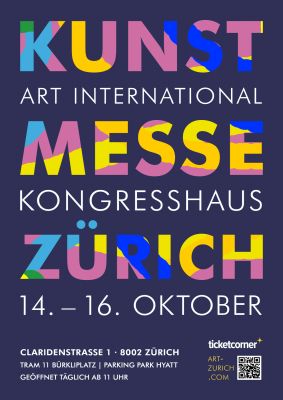 artzurich22 poster10 web - Im Oktober findet zum 24. Mal die Kunstmesse ART INTERNATIONAL ZURICH statt.