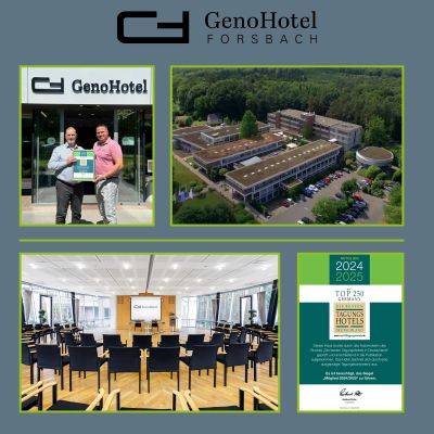 Das GenoHotel Forsbach gehört wieder zu den besten Tagungshotels in Deutschland
